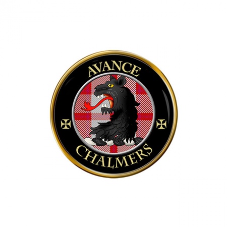 Chalmers Scottish Clan Crest Pin Badge