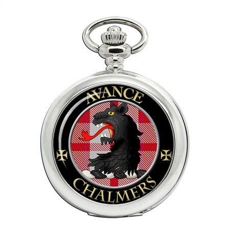 Chalmers Scottish Clan Crest Pocket Watch