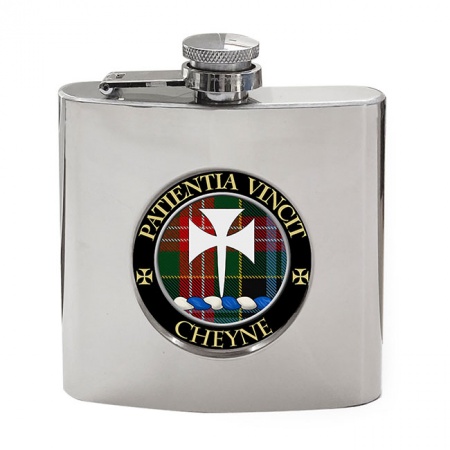 Cheyne Scottish Clan Crest Hip Flask