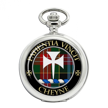 Cheyne Scottish Clan Crest Pocket Watch