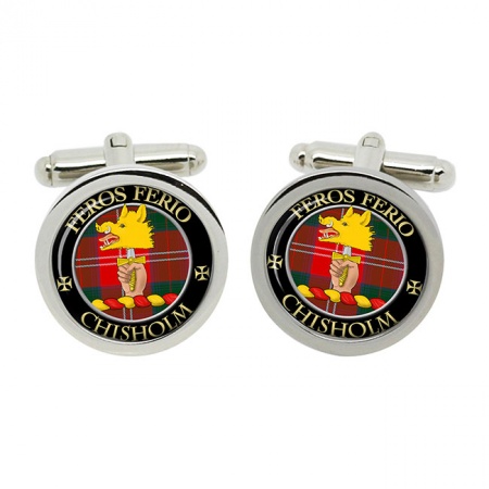 Chisholm Scottish Clan Crest Cufflinks