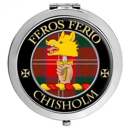 Chisholm Scottish Clan Crest Compact Mirror