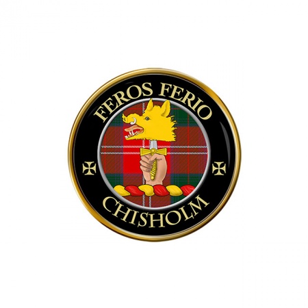 Chisholm Scottish Clan Crest Pin Badge