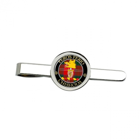 Chisholm Scottish Clan Crest Tie Clip