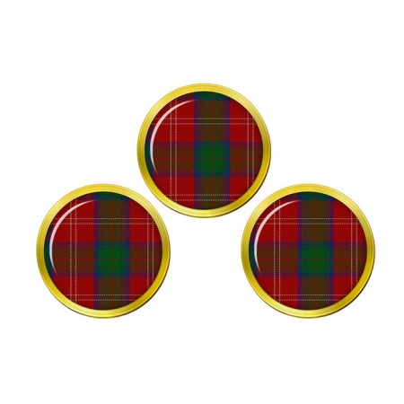 Chisholm Scottish Tartan Golf Ball Markers