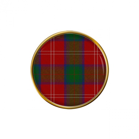 Chisholm Scottish Tartan Pin Badge