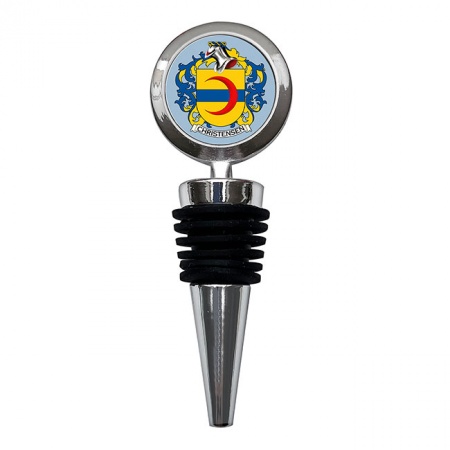 Christensen (Denmark) Coat of Arms Bottle Stopper