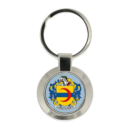 Christensen (Denmark) Coat of Arms Key Ring