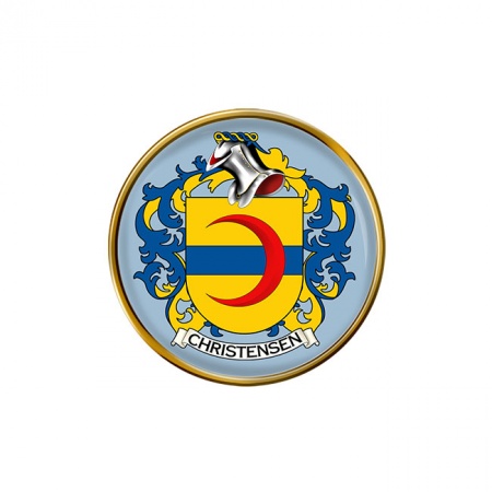 Christensen (Denmark) Coat of Arms Pin Badge