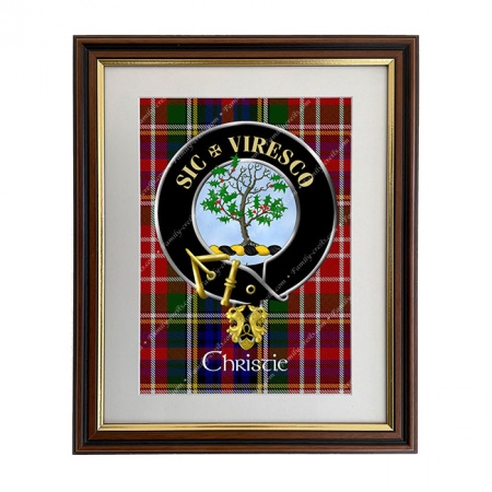Christie Scottish Clan Crest Framed Print