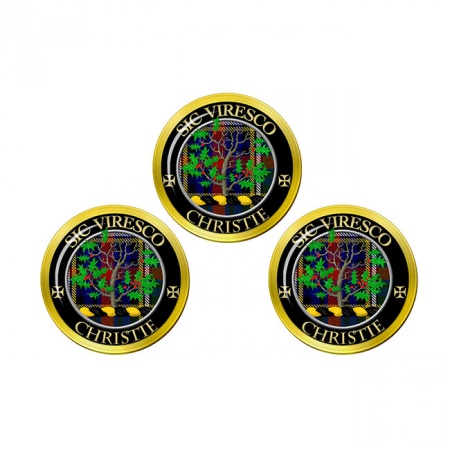 Christie Scottish Clan Crest Golf Ball Markers