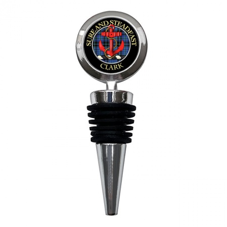 Clark (anchor crest) Scottish Clan Crest Bottle Stopper