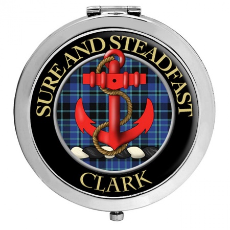 Clark (anchor crest) Scottish Clan Crest Compact Mirror