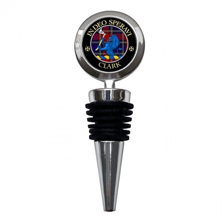 Clark (lion crest) Scottish Clan Crest Bottle Stopper