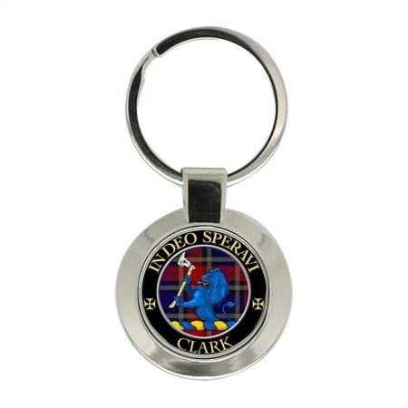 Clark (lion crest) Scottish Clan Crest Key Ring