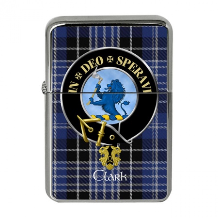 Clark (lion crest) Scottish Clan Crest Flip Top Lighter