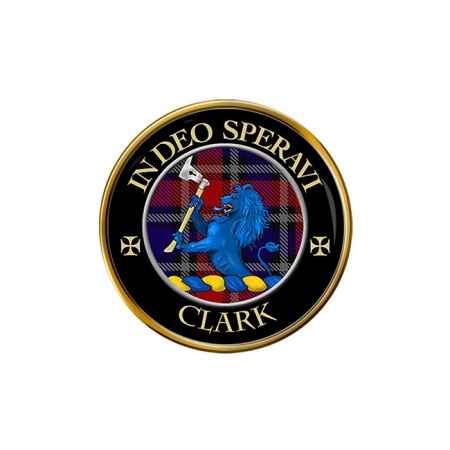 Clark (lion crest) Scottish Clan Crest Pin Badge