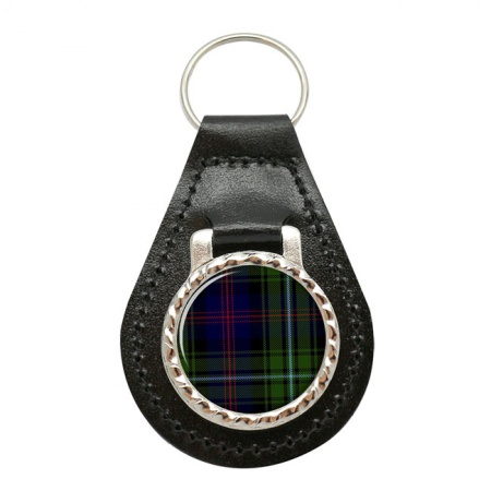 Clark Scottish Tartan Leather Key Fob