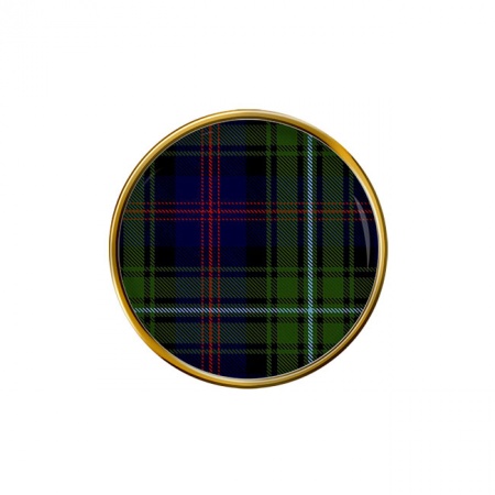 Clark Scottish Tartan Pin Badge