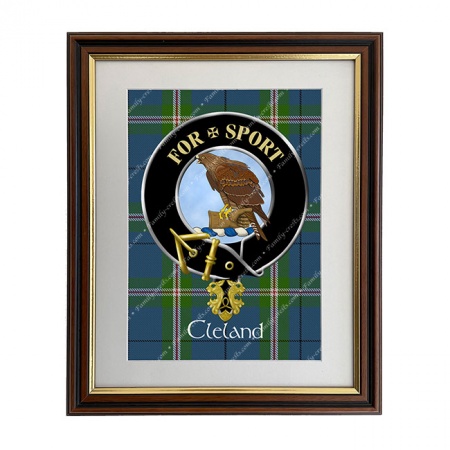 Cleland Scottish Clan Crest Framed Print
