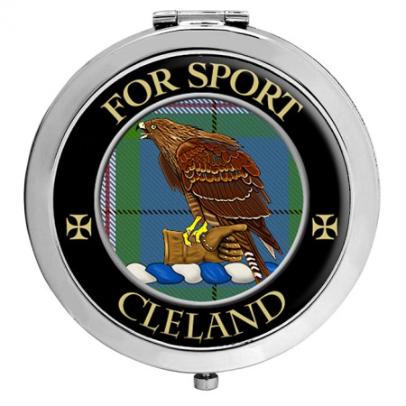 Cleland Scottish Clan Crest Compact Mirror
