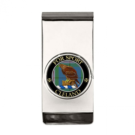 Cleland Scottish Clan Crest Money Clip