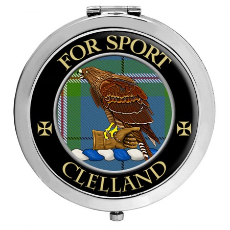 Clelland Scottish Clan Crest Compact Mirror