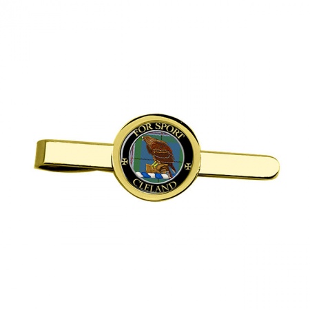 Clelland Scottish Clan Crest Tie Clip