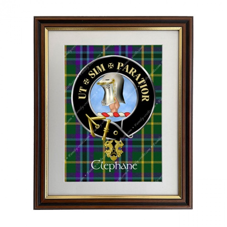 Clephane Scottish Clan Crest Framed Print