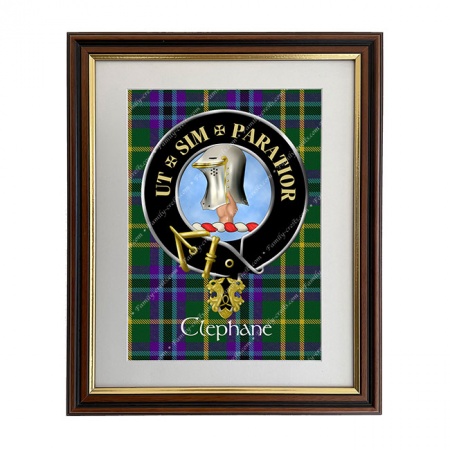 Clephane Scottish Clan Crest Framed Print