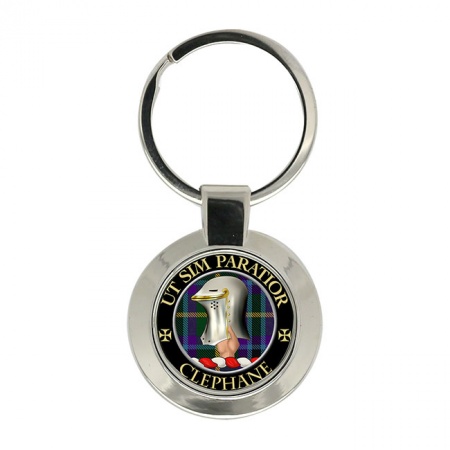 Clephane Scottish Clan Crest Key Ring