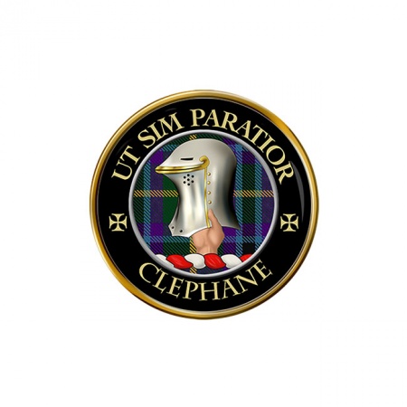 Clephane Scottish Clan Crest Pin Badge