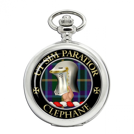 Clephane Scottish Clan Crest Pocket Watch
