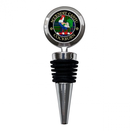 Cockburn Scottish Clan Crest Bottle Stopper