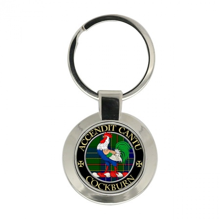 Cockburn Scottish Clan Crest Key Ring