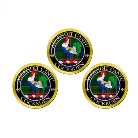 Cockburn Scottish Clan Crest Golf Ball Markers