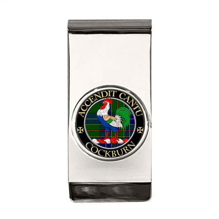 Cockburn Scottish Clan Crest Money Clip