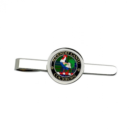 Cockburn Scottish Clan Crest Tie Clip