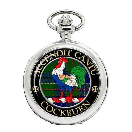 Cockburn Scottish Clan Crest Pocket Watch