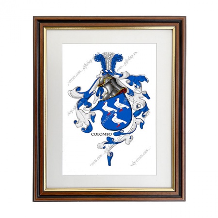 Colombo (Italy) Coat of Arms Framed Print