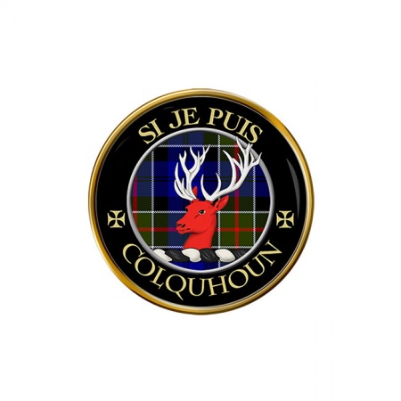Colquhoun Scottish Clan Crest Pin Badge