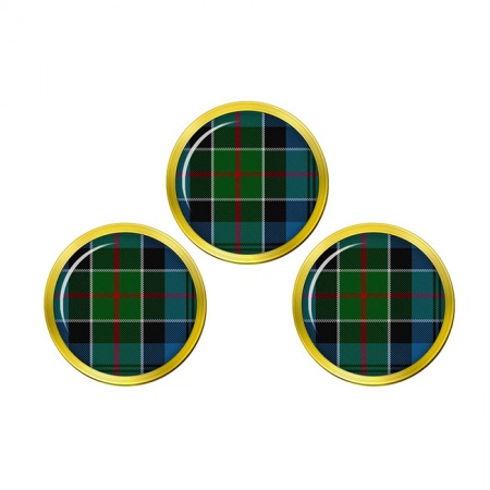 Colquhoun Scottish Tartan Golf Ball Markers