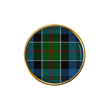 Colquhoun Scottish Tartan Pin Badge