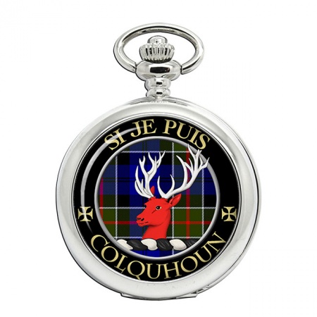 Colquhoun Scottish Clan Crest Pocket Watch