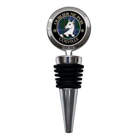 Colville Scottish Clan Crest Bottle Stopper