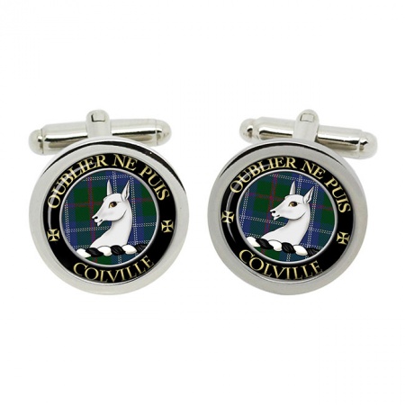 Colville Scottish Clan Crest Cufflinks