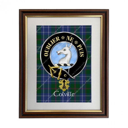 Colville Scottish Clan Crest Framed Print