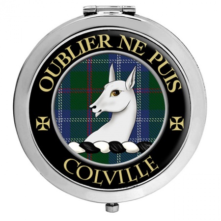 Colville Scottish Clan Crest Compact Mirror