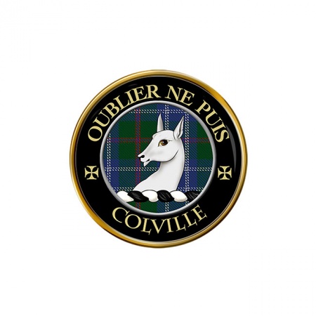 Colville Scottish Clan Crest Pin Badge