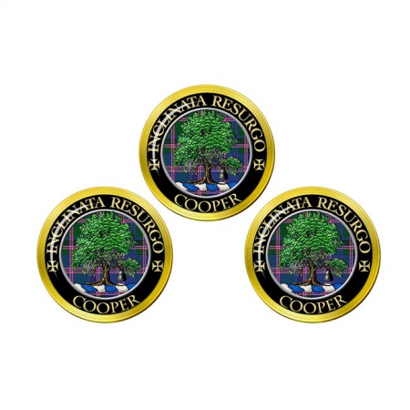 Cooper Scottish Clan Crest Golf Ball Markers